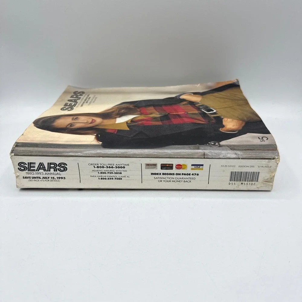 Sears 1992-1993 Fall Winter Annual Catalog Vintage 90s Fashion Home Book Edition